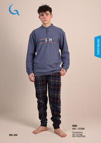 BOY'S PAJAMAS M/L 4060 Tellini S.r.l. Wholesale Clothing